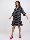 Sukienka D73771M30214C czarno-biały M