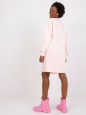 Sukienka EM-SK-717.33X jasny różowy