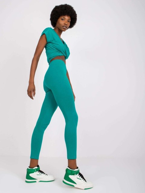 Leginsy AP-LG-A-002 ciemny zielony XL