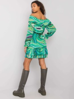 Sukienka DHJ-SK-15015-1.48P zielony