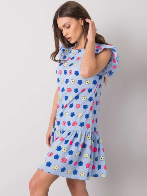 Sukienka LK-SK-506950.02P jasny niebieski 40